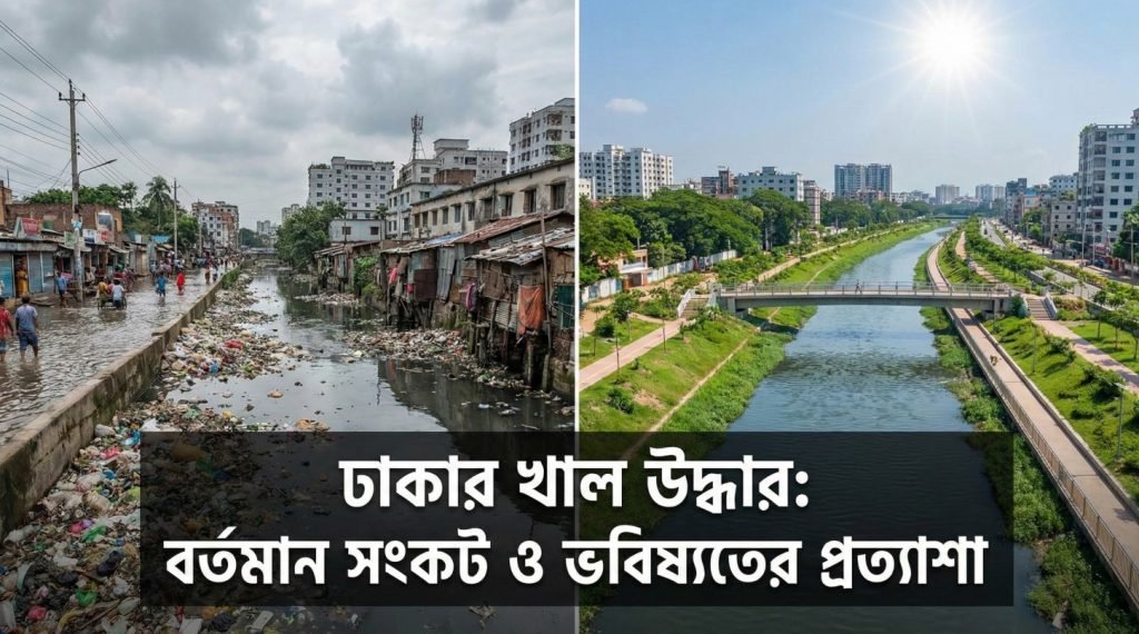 ঢাকার খাল উদ্ধার ও জলাবদ্ধতা নিরসন: পরবর্তী সরকারের কাছে প্রত্যাশা